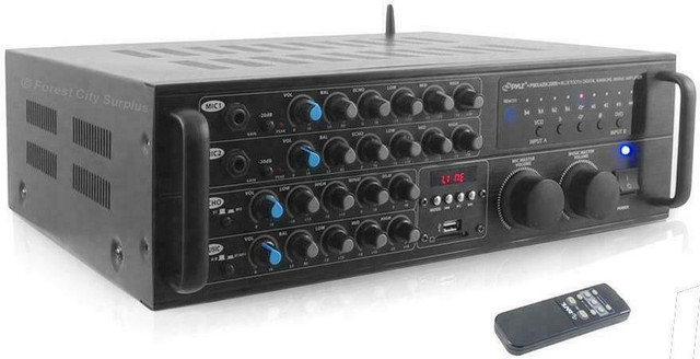 PYLE PMXAKB2000 BLUETOOTH MIXER - KARAOKE AMPLIFIER - LOADED WITH FEATURES in Performance & DJ Equipment in London