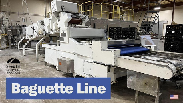 Baguette line -biscuit/baguette machine, tunnel oven, dumper - Lease to Own $12,000 per month in Other Business & Industrial