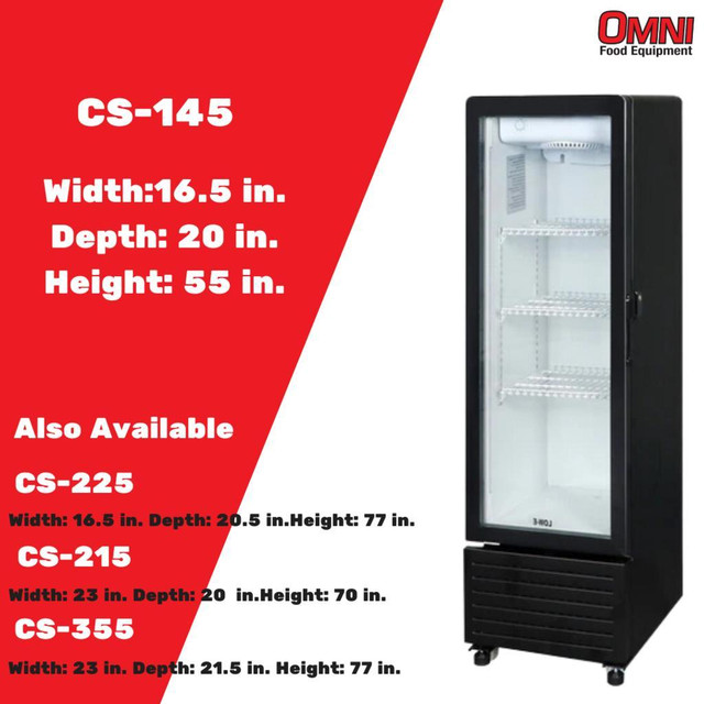 30% OFF -BRAND NEW PRODUCT LAUNCH --Coolasonic CS-355 Single Door 23 Wide Display Refrigerator!!!!!! in Other Business & Industrial in Lévis