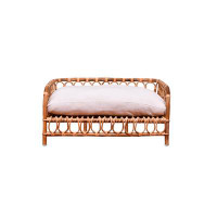 Progressive Furniture Inc. Rattan Pet Bed W/Cushion