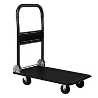 NEW 330 LBS FOLDABLE PUSH CART DOLLY HAND TRUCK AMMPC02