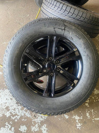 SET OF FOUR BRAND NEW 18 INCH FORD F-150 EXPEDITION REPLICA WHEELS 6X135 + 265 / 65 R18 MICHELIN X ICE WINTER TIRES !!