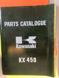 1974 Kawasaki KX450 Parts Catalogue