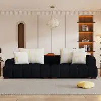 Latitude Run® Fabric Sofa With 4 Pillows