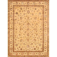 Isabelline Isabelline Agra Hand-Knotted Silk & Wool Area Rug- 9' X 12'2"