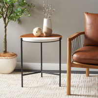 17 Stories Canyla 21.75'' tall 3 Legs End Table