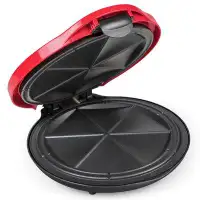 Taco Tuesday Taco Tuesday Deluxe 8-Inch 6-Wedge Electric Quesadilla Maker with Extra Stuffing Latch