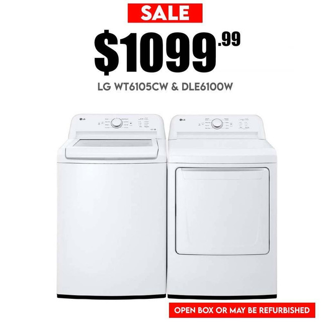 Deal of the Day Sales on Washer &amp; Dryers $1099.99 dans Laveuses et sécheuses  à Région d’Ottawa/Gatineau