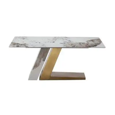 The sturdy frame construction of this dining table provides excellent stability and durability makin...