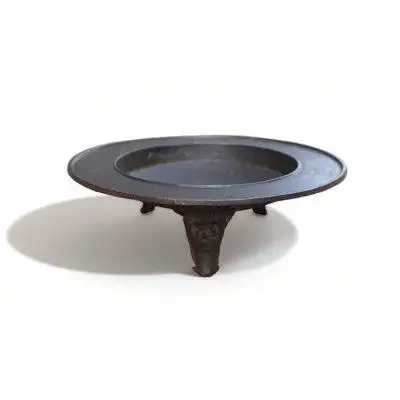 DYAG East 6.3" H x 21.7" W Iron Wood Burning Outdoor Fire Pit