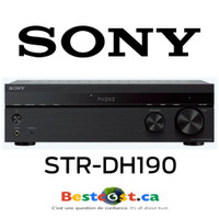 Amplificateur Hi-Fi Sony 2 Canaux Bluetooth 200W STR-DH190 - BESTCOST.CA