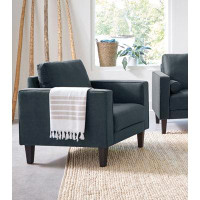 Alma Gulfdale Cushion Back Upholstered Chair Dark Teal