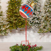 The Holiday Aisle® Christmas Ball Ornament Garden Stake