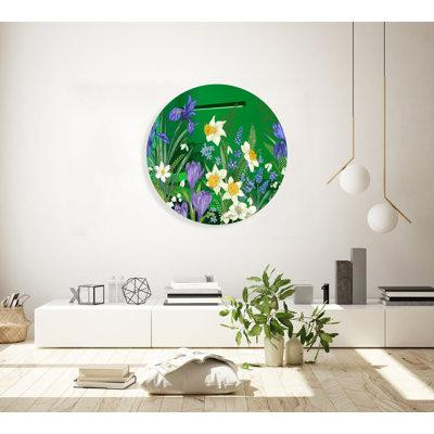UniQstiQ Fields Flowers Mirrored Acrylic Circles in Home Décor & Accents in Québec