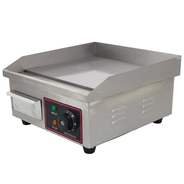 Electric Mini Flat Cooking Griddle Grill 110V Griddle Stove 022705/022706 in Other Business & Industrial in Toronto (GTA) - Image 3
