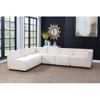 Latitude Run® 118" Wide Microfiber Left Hand Facing Modular Sofa & Chaise