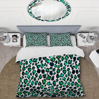 East Urban Home Graphical Leopard - Cabin & Lodge Duvet Cover Set