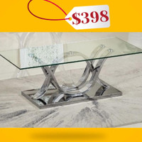 Designer Coffee Table in Glass on Sale !!