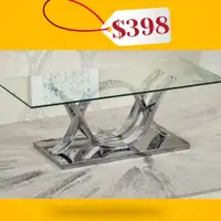 Designer Coffee Table in Glass on Sale !!
