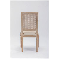 One Allium Way Aaditya Linen Side Chair Dining Chair