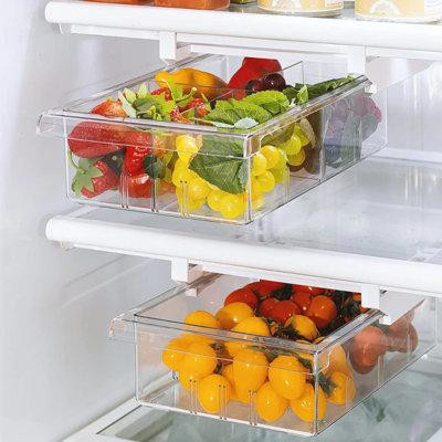 Sorbus Sorbus Pull Out Fridge Drawer - Attachable Deli Drawer - Adjustable Refrigerator Storage Bin - Clear Plastic Kitc in Refrigerators