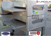 Lincoln Impinger 1600 double stack conveyor pizza ovens - NATURAL GAS