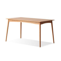 Orren Ellis 62.99" Cherry Solid Wood Dining Table
