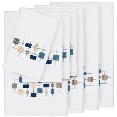 Ebern Designs Hayek 8 Piece Turkish Cotton Towel Set