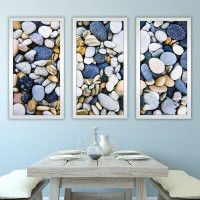 Picture Perfect International Water Stones 16 - 3 Piece Picture Frame Photograph Print Set on Acrylic