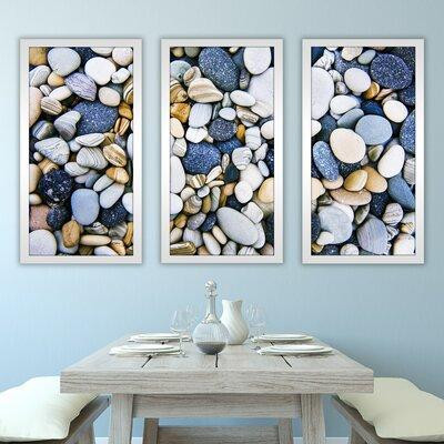 Picture Perfect International Water Stones 16 - 3 Piece Picture Frame Photograph Print Set on Acrylic in Home Décor & Accents