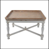 Ophelia & Co. Square Alcott Coffee Table, French Countory Tray Table 84EFFB2C52CC4EF19A3ADA8BB916264D
