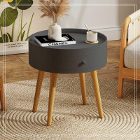Ebern Designs Modern Coffee Table With Drawer,Nightstand
