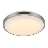 Latitude Run® 13" Modern Integrated Led Fixture In Brushed Nickel