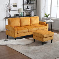 Winston Porter Coolmore Ultimate Comfort Sectional: Spacious Living Room Sofa With Convenient Storage Features