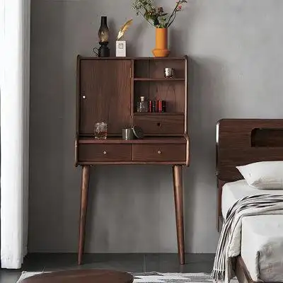 Corrigan Studio 27.65"Tan solid wood dresser