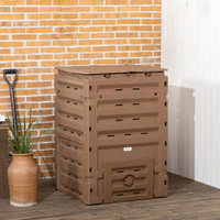 Outdoor Composter 27.2" L x 28" W x 40.6" H Brown