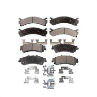 Front Rear Semi-Metallic Brake Pads Kit For Cadillac DeVille DTS Chevrolet Silverado 3500 KPF-100351