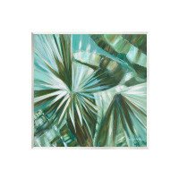 Stupell Industries Stupell Industries Tropical Plant Leaves Abstraction Wall Plaque Art By Suzanne Wilkins-au-709