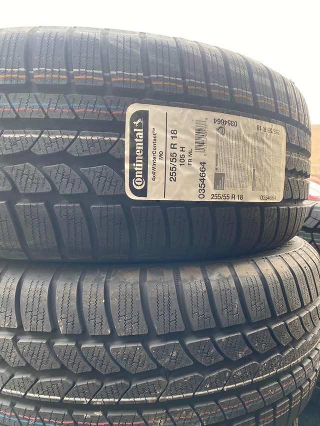 SET OF FOUR BRAND NEW 255 / 55 R18 CONTINENTAL WINTER CONTACT TIRES SALE !! in Tires & Rims in Toronto (GTA)