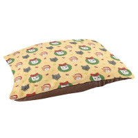 East Urban Home Christmas Cats Pattern Indoor Pillow