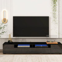 Ivy Bronx Minimalist Design Tv Stand With Color Changing Led Lights