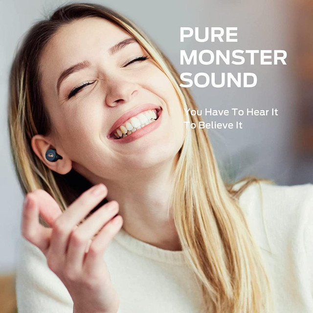 Monster Earbuds - Monster N-Lite 200 AirLinks, Monster N-Lite Clear Talk, Monster Achieve 100 AirLinks Wireless in Headphones in City of Toronto - Image 4