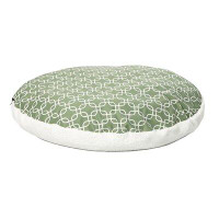 Midwest Homes For Pets Quiet Time MidWest Homes for Pets Over-Stuffed Dog Bed with Green Geometric Pattern