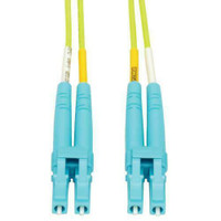 LC to LC Fiber cable – 2 Meters – OM3 Multimode Fiber – Ships in box, not envelope - Green