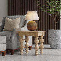 Alcott Hill Atifah Solid Wood End Table