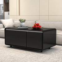 Sybertruck Modern Smart Coffee Table With Built-In Fridge