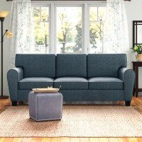 Andover Mills Kempton 88.5" Round Arm Sofa with Reversible Cushions