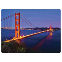 Matterly Golden Gate Bridge 35 in. x 47 in. Desk Chair Mat