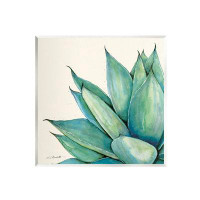 Stupell Industries Green Aloe Plant Succulent  Canvas Wall Art By Stephanie Workman Marrott