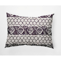 Dakota Fields Cotton Geometric Lumbar Pillow